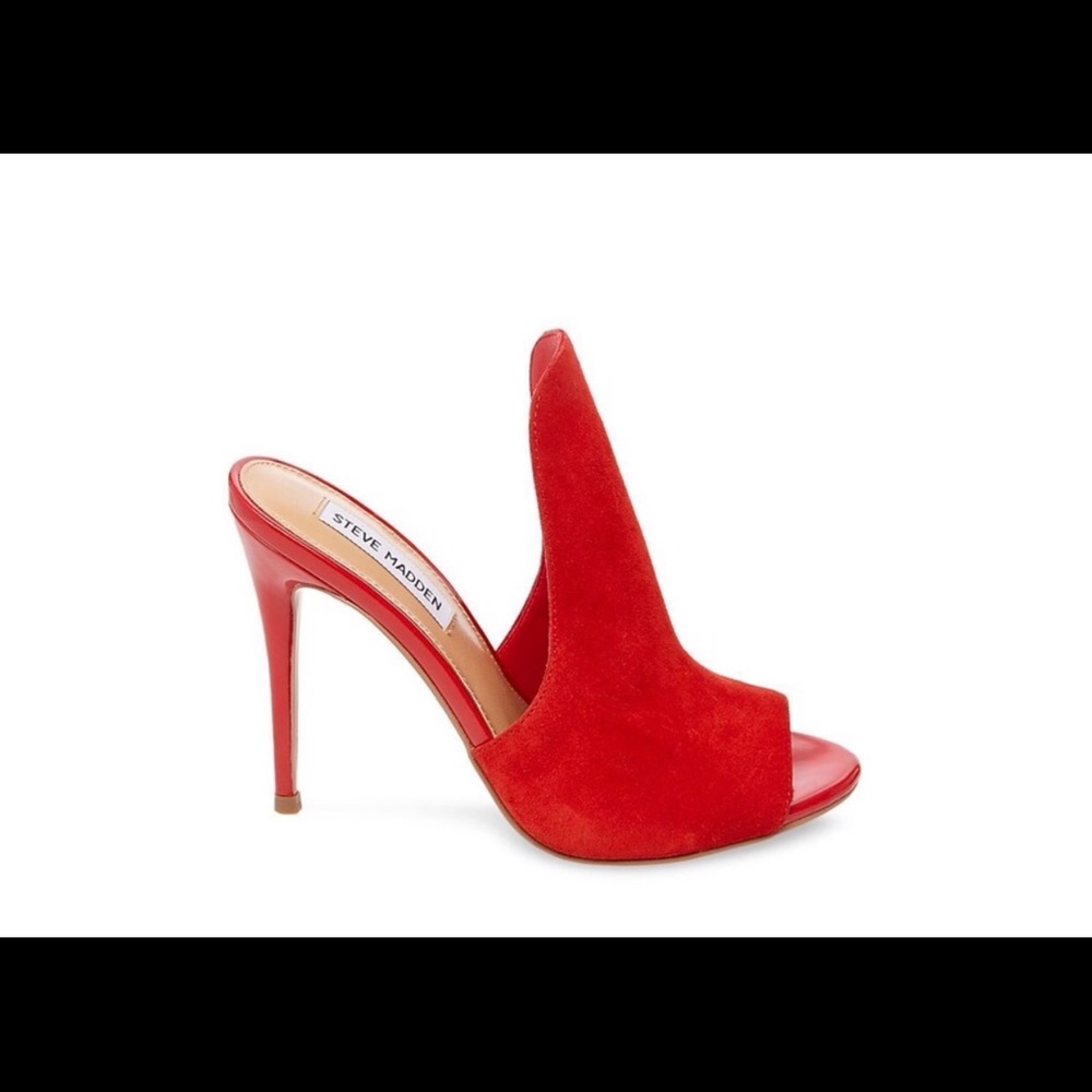 Steve Madden “Sinful” Red Suede Size 11